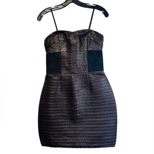 MIHA**Brown Leather Dress***US 2 $485